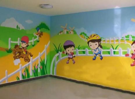  凤冈幼儿园墙体彩绘制作流程及注意事项