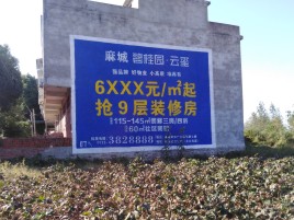  凤冈墙体广告的好处